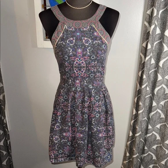 American Eagle 100% Cotton Halter Neck mini dress - Picture 1 of 10